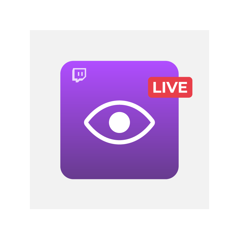 Vues en Direct Live Twitch
